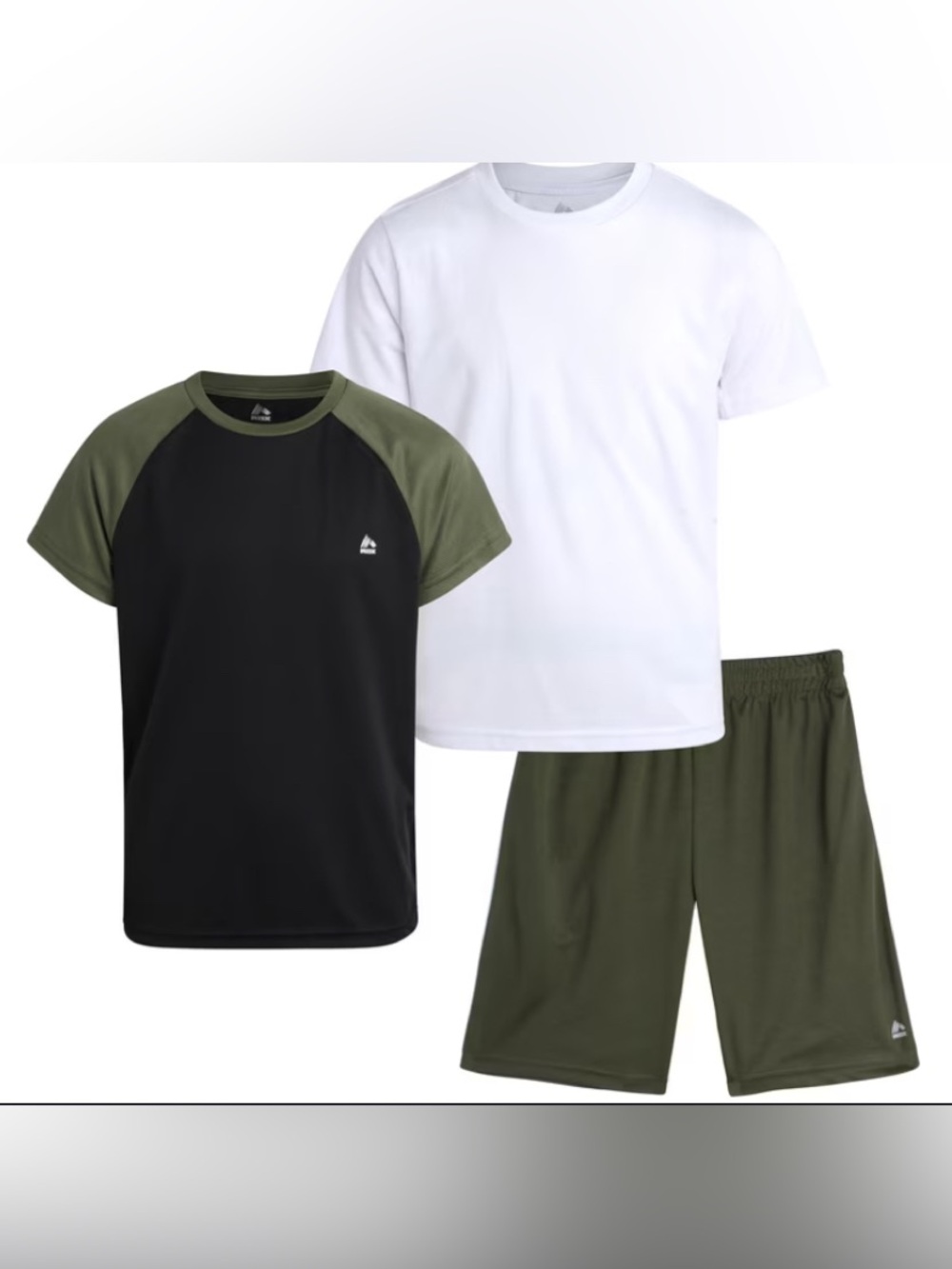 RBX Boys Athletic Outfit Lightweight Breathable Active Shirts & Basketball Short